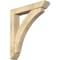 Ekena Millwork Thorton Slat Rough Sawn Bracket w/ Offset Brace, Douglas Fir, 6"W x 32"D x 36"H BKT0604X32X36THR06RDF - alternate 1